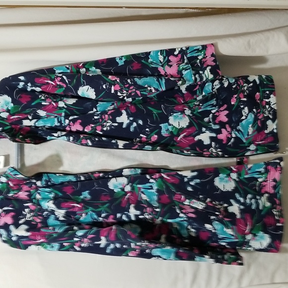 VINTAGE CARDIGAN SWEATSHIRT, FLORAL, FULL ZIPPER, SIZE L - Picture 3 of 4